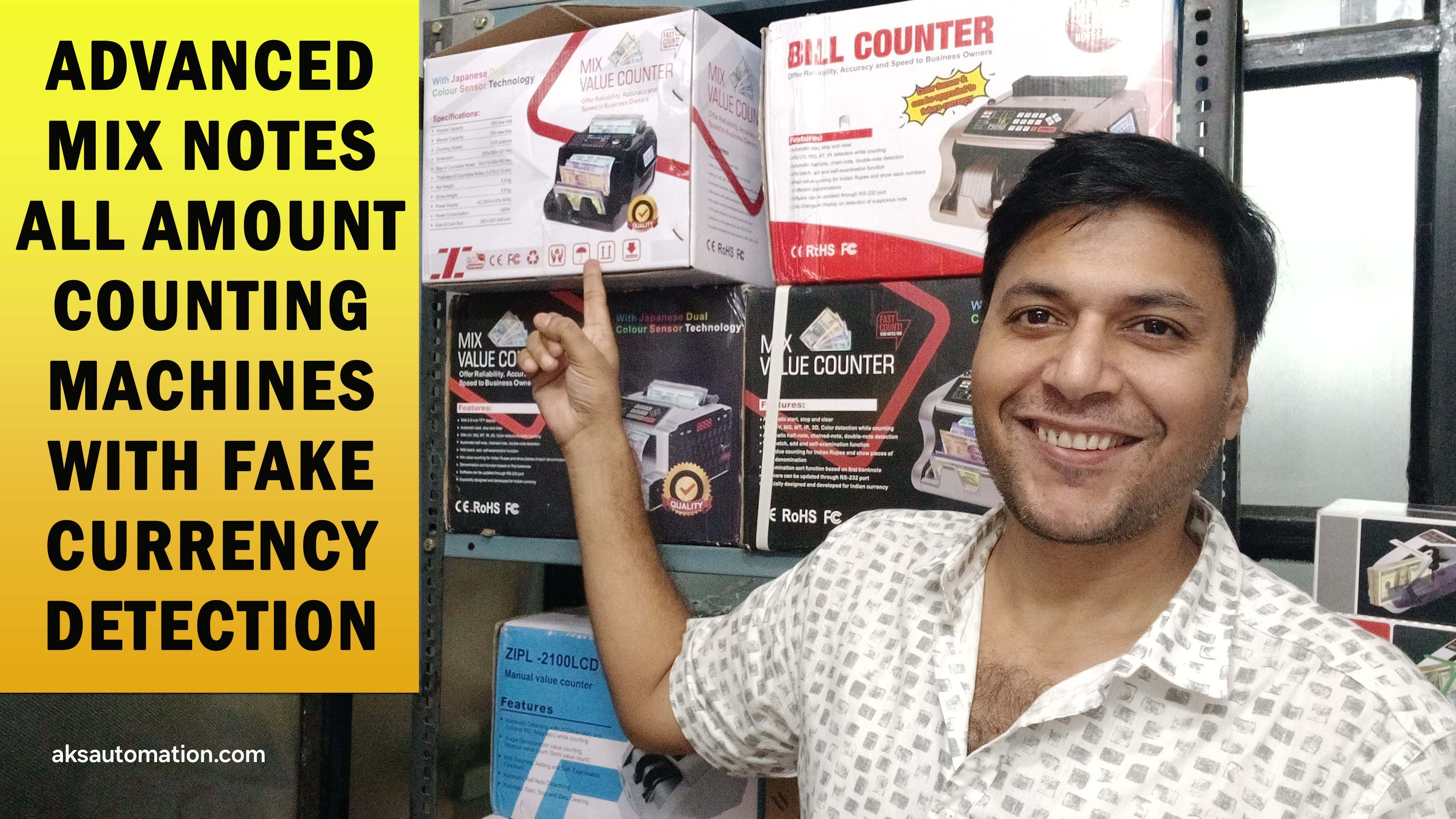 Best Mix Note Counting Machine with Fake Note Detector