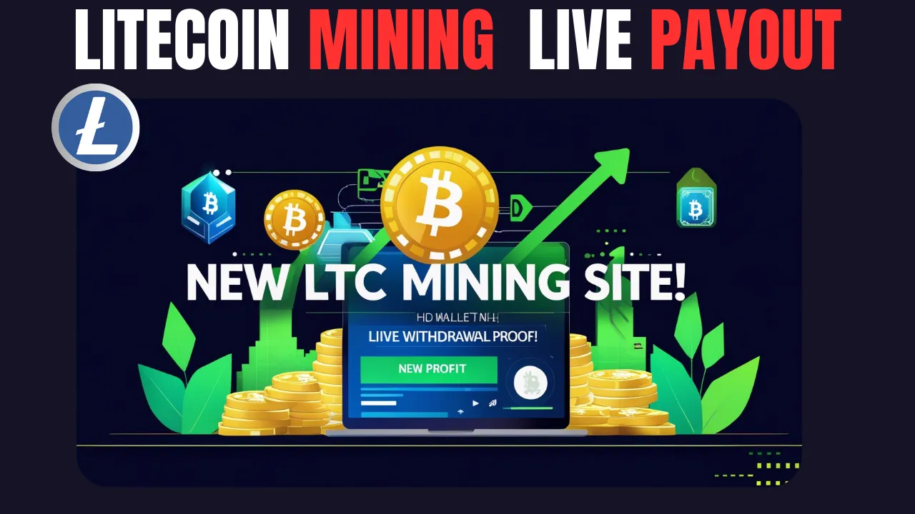 New Litecoin Mining Site LIVE Withdrawal Proof